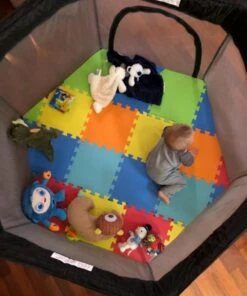 Deryan Draagbare Kinderbox - Zwart - Vaste Matrasbodem - Reisbox - Campingbedje -Babyproducten Winkel 1002x1200 5