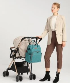 Miss Lulu Luiertas Rugzak - Inclusief Buggy En Kinderwagen Haken - Groen (E6705 GN) 19 Miss Lulu Luiertas Rugzak - Inclusief Buggy En Kinderwagen Haken - Groen (E6705 GN) -Babyproducten Winkel 1015x1200 2