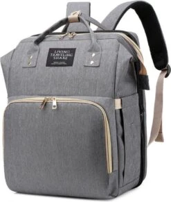 Buxibo 2-in-1 Luier- En Verzorgingstas - Inclusief Verschoon Matje - Baby Rug Tas Met Isoleervak - Diaper Backpack Bag - Reis Rugzak Inclusief Buggy En Kinderwagen Haken - Grote Capaciteit - -Babyproducten Winkel 1018x1200 4