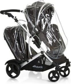 BERKATMARKT - Hauck Duett 2 Dubbele Kinderwagens Voor Baby's En Kinderen, Omkeerbare Zitting, In Hoogte Verstelbaar, Zonwering, Regenbescherming, Opvouwbaar, Tot 36 Kg, Zwarte Woud -Babyproducten Winkel 1021x1200 2