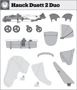 Hauck Duett 2 Duo Kinderwagen - Zwart -Babyproducten Winkel 1027x1200 5