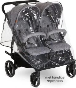 ABC Design Duo Kinderwagen Twin Circle Line - Inclusief Regenhoes - Woven Graphite 21 ABC Design Duo Kinderwagen Twin Circle Line - Inclusief Regenhoes - Woven Graphite -Babyproducten Winkel 1031x1200 1
