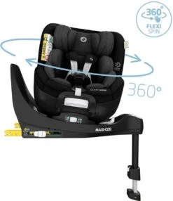 Maxi-Cosi Mica Pro Eco I-Size Autostoeltje - 360° Draaibaar - Gerecyclede Stoffen - Authentic Black - Vanaf De Geboorte Tot Ca. 4 Jaar -Babyproducten Winkel 1037x1200 1