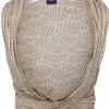 Zaffiro Be Close Beige Leaves Multifunctionele Draagdoek N17 7794