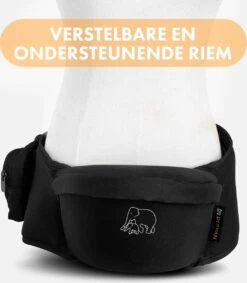 Deryan Pack Basic Luxe Heupdrager - Baby En Peuter Heupzitje - Draagzak Zwart -Babyproducten Winkel 1049x1200 10