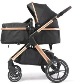 Merkloos BrightWise Luxe Kinderwagen 3 In 1 Van Voldoet Aan Alle Europese Veiligheidscertificaten - Wandelwagen - Kinderwagen 3-in-1 Incl Autostoel - Kinderwagen Maxi Cosi – Buggy 3 In 1 - Newborn - Zwart -Babyproducten Winkel 1062x1200 18