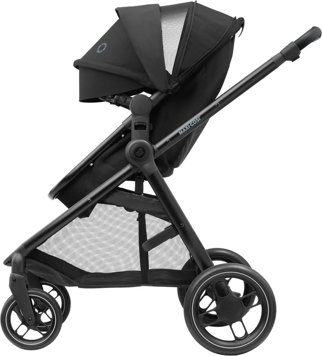Maxi-Cosi Zelia³ Kinderwagen - Essential Black (zwart Frame + Zwart Leer) 11 Maxi-Cosi Zelia³ Kinderwagen - Essential Black (zwart Frame + Zwart Leer) - Afbeelding 11