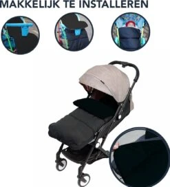 Achaté Voetenzak - Voor Kinderwagen Of Stoeltje – Baby Slaapzak - Autostoel - Zwart 13 Achaté Voetenzak - Voor Kinderwagen Of Stoeltje – Baby Slaapzak - Autostoel - Zwart -Babyproducten Winkel 1090x1200 6
