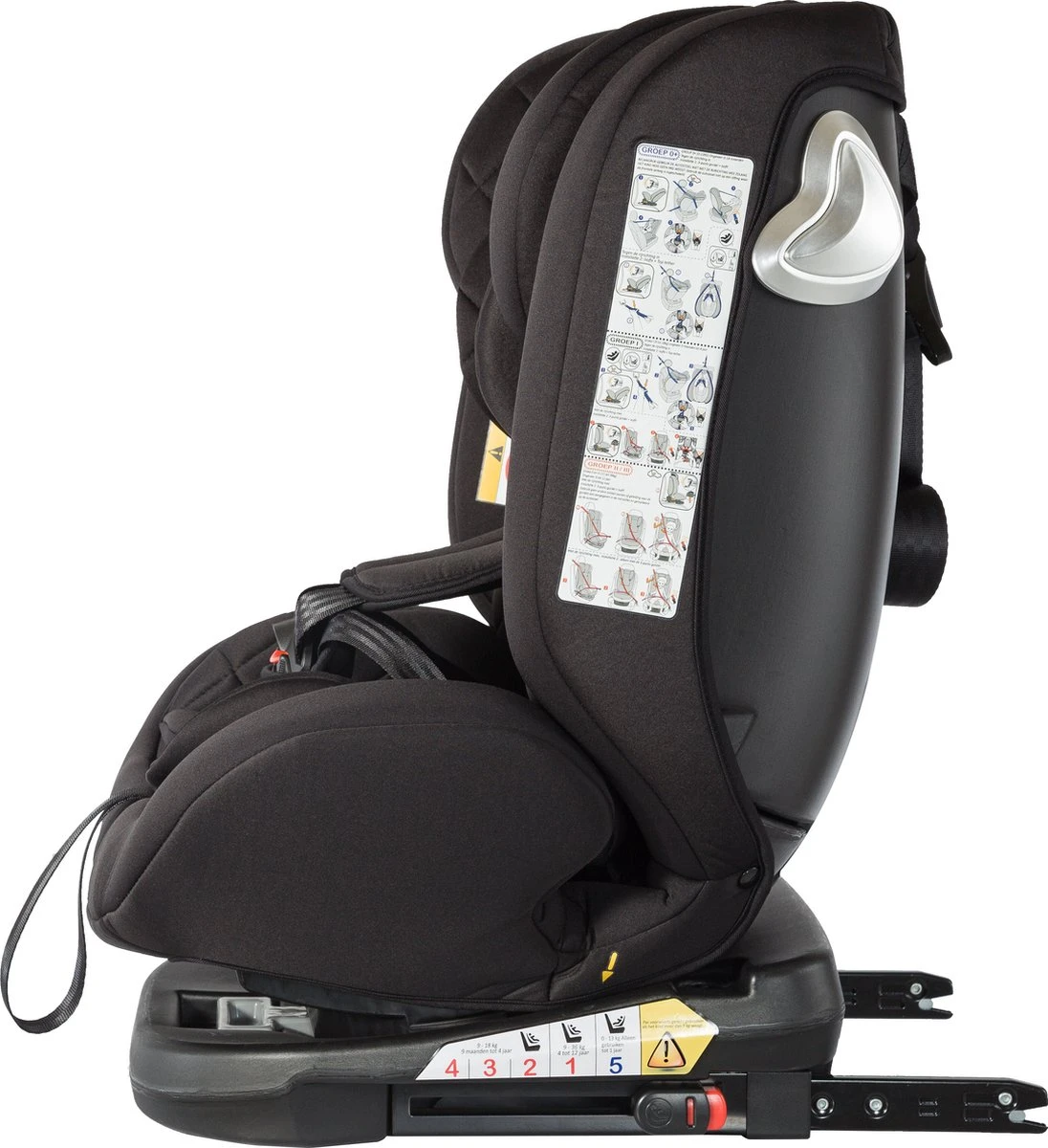 Born Lucky Meegroei Autostoel Roadline SPS ISOFIX - Groep 0/1/2/3 - 360° Draaibaar - Zwart 14 Born Lucky Meegroei Autostoel Roadline SPS ISOFIX - Groep 0/1/2/3 - 360° Draaibaar - Zwart - Afbeelding 14