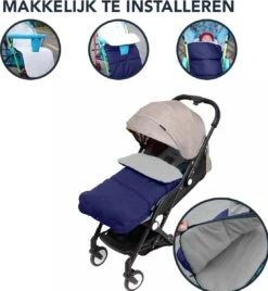 Achaté Voetenzak - Voor Kinderwagen Of Stoeltje – Baby Slaapzak - Autostoel - Donkerblauw -Babyproducten Winkel 1104x1200 1