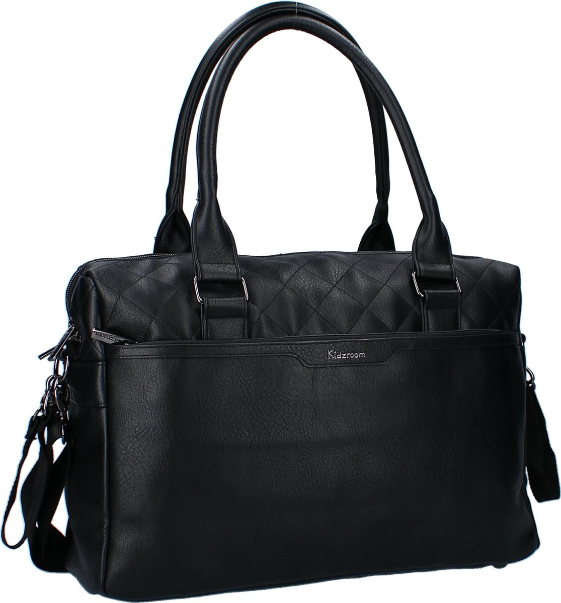 Kidzroom In Your Dreams Luiertas - Zwart - Ophanglussen Kinderwagen - Verschoonmatje - Verstelbare Schouderband 5 Kidzroom In Your Dreams Luiertas - Zwart - Ophanglussen Kinderwagen - Verschoonmatje - Verstelbare Schouderband - Afbeelding 5