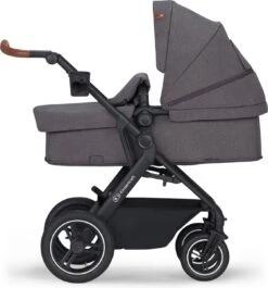 Kinderkraft B-Tour Ash Grey 3-in-1 Combi Kinderwagen Incl. Autostoel KSBTOU00DGR3000 -Babyproducten Winkel 1117x1200 1