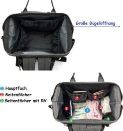 Luiertas (rugzak) Zwart -Babyproducten Winkel 1121x1200 4