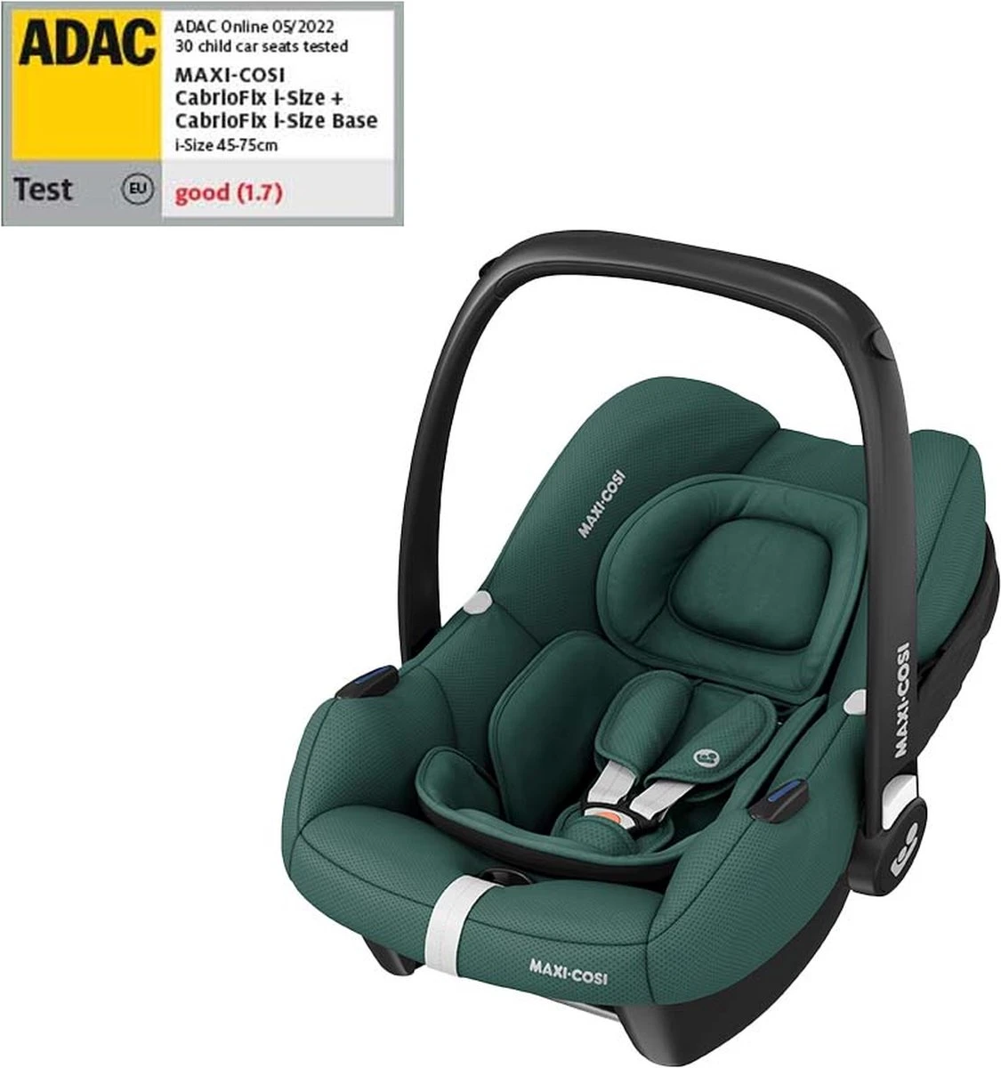 Maxi-Cosi Cabriofix I-Size Autostoeltje - Essential Green 2 Maxi-Cosi Cabriofix I-Size Autostoeltje - Essential Green - Afbeelding 2