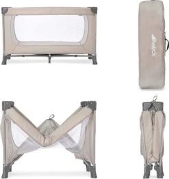 Hauck Dream N Play Campingbedje Set - Met Matras En Muggennet - Beige -Babyproducten Winkel 1130x1200 5