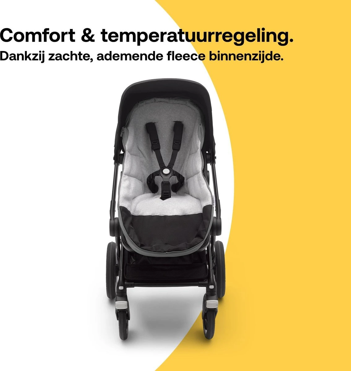 Bugaboo Voetenzak Grey Melange 6 Bugaboo Voetenzak Grey Melange - Afbeelding 6