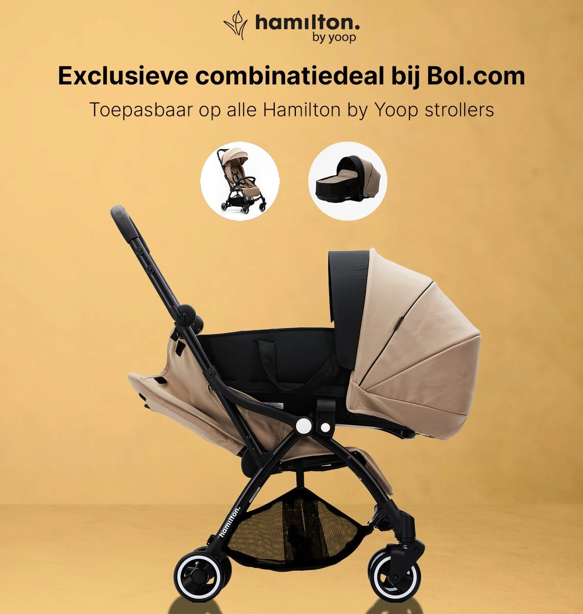 Hamilton By Yoop X1 Plus Kinderwagen - Buggy Met Monteerbare Wieg - Premium Stroller Met One Hand Folding Technologie - Nieuw, Hoger, Uitgebreider 2023 Model - Kaki - Licht, Verstelbaar, Wendbaar En Geschikt Van 0 Maanden Tot 4 Jaar 3 Hamilton By Yoop X1 Plus Kinderwagen - Buggy Met Monteerbare Wieg - Premium Stroller Met One Hand Folding Technologie - Nieuw, Hoger, Uitgebreider 2023 Model - Kaki - Licht, Verstelbaar, Wendbaar En Geschikt Van 0 Maanden Tot 4 Jaar - Afbeelding 3