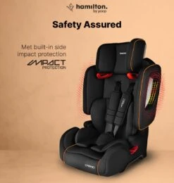 Hamilton By Yoop Cabrio Premium Opvouwbare Autostoel – Veilig, Comfortabel En Lichtgewicht Autozitje – Groep I, II, III Autostoeltje Voor 9 Maanden Tot 12 Jaar – Neon Oranje – ISOFIX Kliksysteem - 1e Opvouwbare Autostoel Ter Wereld -Babyproducten Winkel 1139x1200 3