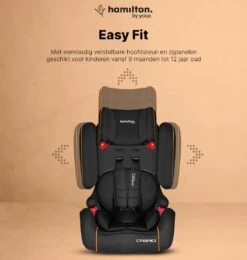 Hamilton By Yoop Cabrio Premium Opvouwbare Autostoel – Veilig, Comfortabel En Lichtgewicht Autozitje – Groep I, II, III Autostoeltje Voor 9 Maanden Tot 12 Jaar – Neon Oranje – ISOFIX Kliksysteem - 1e Opvouwbare Autostoel Ter Wereld -Babyproducten Winkel 1139x1200 4