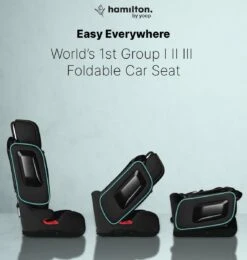 Hamilton By Yoop Cabrio Premium Opvouwbare Autostoel – Veilig, Comfortabel En Lichtgewicht Autozitje – Groep I, II, III Autostoeltje Voor 9 Maanden Tot 12 Jaar – Neon Blauw – ISOFIX Kliksysteem - 1e Opvouwbare Autostoel Ter Wereld - Zwart/Neon Blauw -Babyproducten Winkel 1139x1200 6