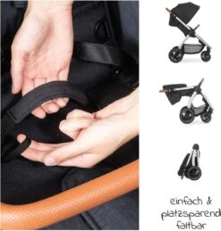 Hauck UpTown Buggy - Met één Hand Opvouwbaar - Zwart -Babyproducten Winkel 1143x1200 5