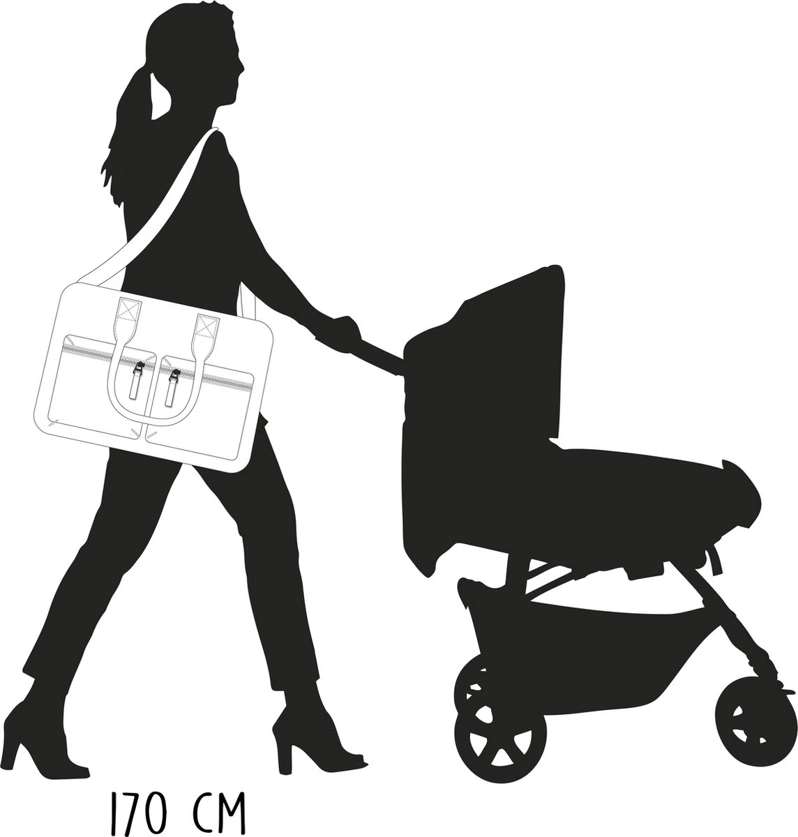 Kidzroom Gorgeous Luiertas - Bruin - Ophanglussen Kinderwagen - Verschoonmatje - Verstelbare Schouderband 10 Kidzroom Gorgeous Luiertas - Bruin - Ophanglussen Kinderwagen - Verschoonmatje - Verstelbare Schouderband - Afbeelding 10