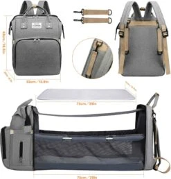 Product Plaza - Luier- En Verzorgingstas - Baby Rug Tas Met Bed - Reis Rugzak - Grote Capaciteit - Jongens En Meisjes - Grijs - Luier Tas - Verzorgingstas Baby - Uitschuifbaar Verschoon/ Slaap Bedje – Multifunctionele Rugzak 0-1 Jaar – 17 Product Plaza - Luier- En Verzorgingstas - Baby Rug Tas Met Bed - Reis Rugzak - Grote Capaciteit - Jongens En Meisjes - Grijs - Luier Tas - Verzorgingstas Baby - Uitschuifbaar Verschoon/ Slaap Bedje – Multifunctionele Rugzak 0-1 Jaar – -Babyproducten Winkel 1149x1200 2