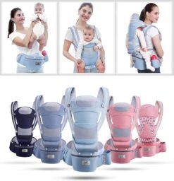 Merkloos Ergonomische Babydraagzak - 15 In 1 - Donkerblauw - 0 Tot 48 Maanden - Babydrager -Buikdrager En Rugdrager - Baby Draagzak - Ergonomisch - Heupdrager -Babyproducten Winkel 1160x1200 7