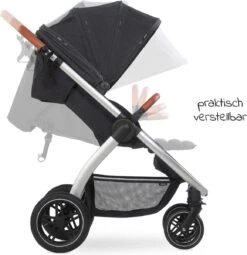 Hauck UpTown Buggy - Met één Hand Opvouwbaar - Zwart -Babyproducten Winkel 1162x1200 5