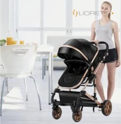 Merkloos Lioretti® Luxe Baby Buggy 3 In 1 | Baby Wagen | Kinderwagen Met Stoel En Wieg | Inklapbaar | Hoge Kwaliteit | Combi | Zwart 22 Merkloos Lioretti® Luxe Baby Buggy 3 In 1 | Baby Wagen | Kinderwagen Met Stoel En Wieg | Inklapbaar | Hoge Kwaliteit | Combi | Zwart -Babyproducten Winkel 1173x1200 8