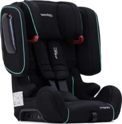 Hamilton By Yoop Cabrio Premium Opvouwbare Autostoel – Veilig, Comfortabel En Lichtgewicht Autozitje – Groep I, II, III Autostoeltje Voor 9 Maanden Tot 12 Jaar – Neon Blauw – ISOFIX Kliksysteem - 1e Opvouwbare Autostoel Ter Wereld - Zwart/Neon Blauw -Babyproducten Winkel 1174x1200 3