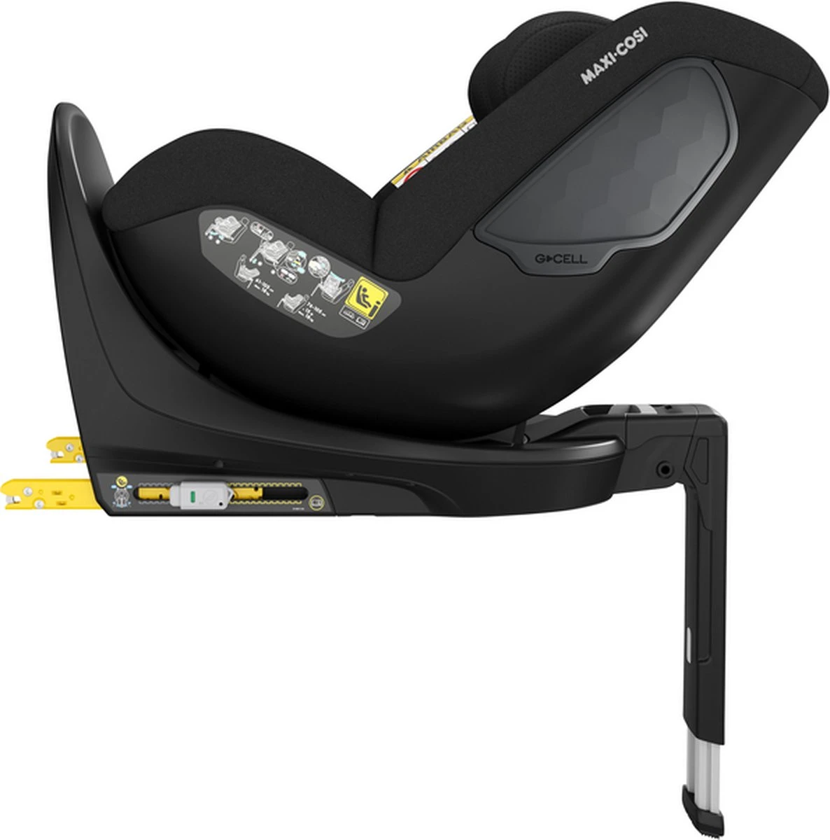 Maxi-Cosi Mica Eco I-Size Autostoeltje - 360° Draaibaar - Gerecyclede Stoffen - Authentic Black 8 Maxi-Cosi Mica Eco I-Size Autostoeltje - 360° Draaibaar - Gerecyclede Stoffen - Authentic Black - Afbeelding 8