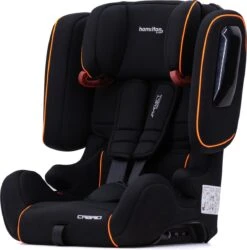 Hamilton By Yoop Cabrio Premium Opvouwbare Autostoel – Veilig, Comfortabel En Lichtgewicht Autozitje – Groep I, II, III Autostoeltje Voor 9 Maanden Tot 12 Jaar – Neon Oranje – ISOFIX Kliksysteem - 1e Opvouwbare Autostoel Ter Wereld -Babyproducten Winkel 1187x1200 2