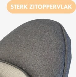 Deryan Pack Basic Luxe Heupdrager - Baby En Peuter Heupzitje - Draagzak Grijs -Babyproducten Winkel 1187x1200 7