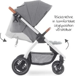 Hauck UpTown Buggy - Met één Hand Opvouwbaar - Grijs -Babyproducten Winkel 1188x1200 8