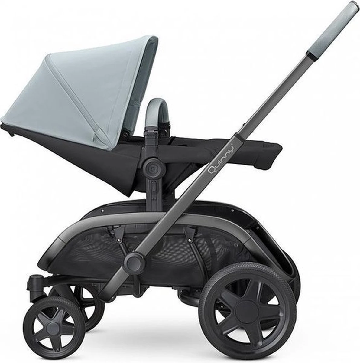 Quinny Hubb Mono Kinderwagen - Frost On Black 1 Quinny Hubb Mono Kinderwagen - Frost On Black