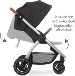 Hauck UpTown Buggy - Met één Hand Opvouwbaar - Zwart -Babyproducten Winkel 1192x1200 6