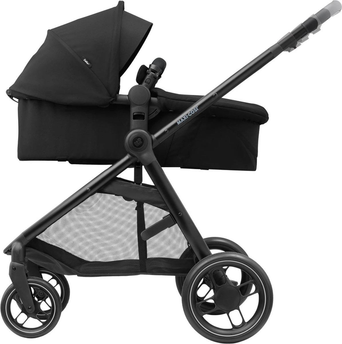 Maxi-Cosi Zelia³ Kinderwagen - Essential Black (zwart Frame + Zwart Leer) 9 Maxi-Cosi Zelia³ Kinderwagen - Essential Black (zwart Frame + Zwart Leer) - Afbeelding 9