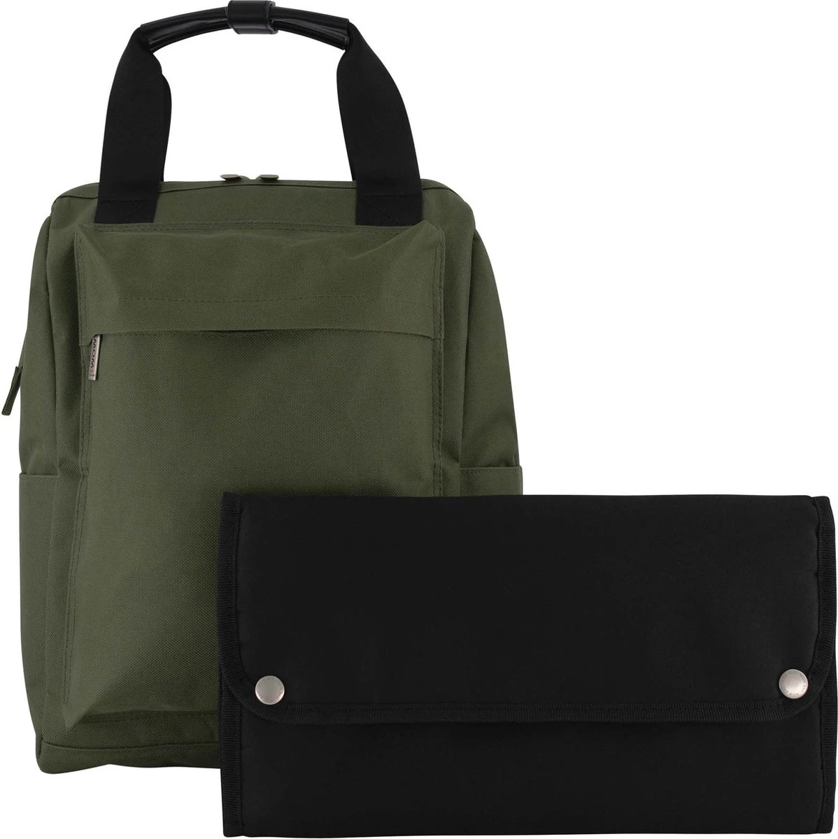 Prénatal Luiertas Rugzak - Verzorgingstas Inclusief Verschoningsmatje - WOW Bag Donkergroen 1 Prénatal Luiertas Rugzak - Verzorgingstas Inclusief Verschoningsmatje - WOW Bag Donkergroen