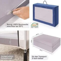 Hauck Dream N Play Campingbedje Set - Met Matras En Muggennet - Beige -Babyproducten Winkel 1198x1200 17