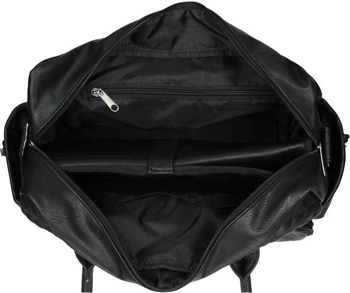 Kidzroom Vision Of Love Luiertas - Zwart - Verschoonmatje - Verstelbare Schouderband 14 Kidzroom Vision Of Love Luiertas - Zwart - Verschoonmatje - Verstelbare Schouderband - Afbeelding 14