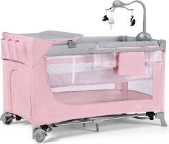 Kinderkraft Campingbed - Leody Met Accessoires - Roze 28 Kinderkraft Campingbed - Leody Met Accessoires - Roze -Babyproducten Winkel 1200x1021 1