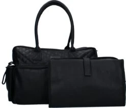 Kidzroom Vision Of Love Luiertas - Zwart - Verschoonmatje - Verstelbare Schouderband 35 Kidzroom Vision Of Love Luiertas - Zwart - Verschoonmatje - Verstelbare Schouderband -Babyproducten Winkel 1200x1025