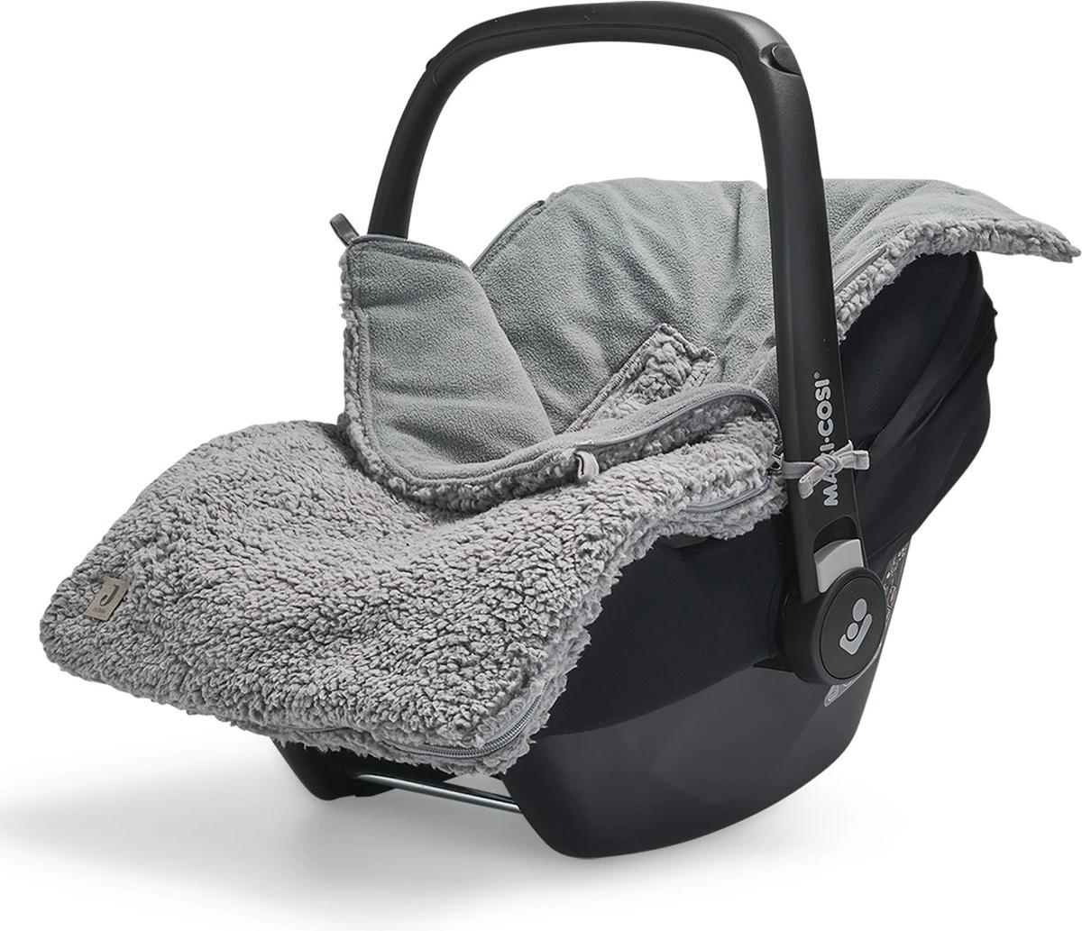 Jollein Voetenzak Voor Autostoel & Kinderwagen - Teddy - Storm Grey 13 Jollein Voetenzak Voor Autostoel & Kinderwagen - Teddy - Storm Grey - Afbeelding 13