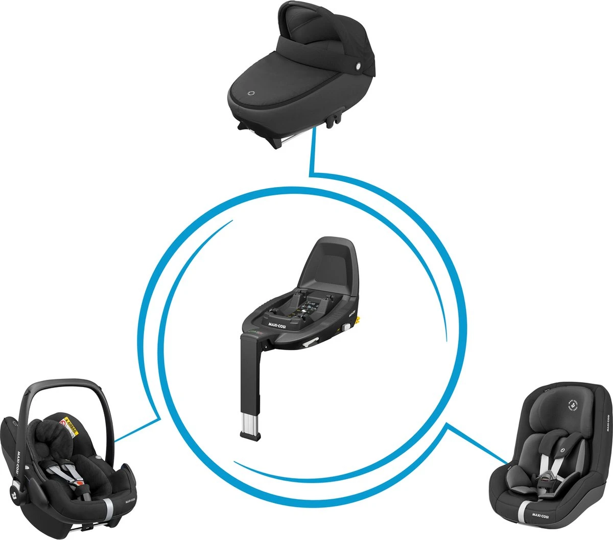 Maxi-Cosi Pebble Pro I-Size Autostoeltje - Essential Black 2 Maxi-Cosi Pebble Pro I-Size Autostoeltje - Essential Black - Afbeelding 2