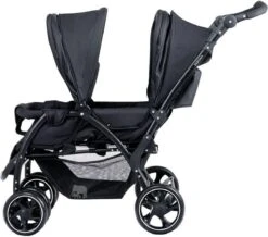Deryan Luxe Elena Dubbele Buggy- Duo Buggy – Tandem Buggy – Compact En Lichtgewicht -Babyproducten Winkel 1200x1057 3