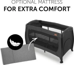 Hauck Play N Relax Center Campingbedje - Zwart -Babyproducten Winkel 1200x1064 6