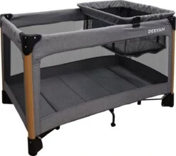 Deryan Luxe Campingbed Compleet - 120x60cm - Bodemverhoger - Verschoonblad - Opbergmand - Grijs 17 Deryan Luxe Campingbed Compleet - 120x60cm - Bodemverhoger - Verschoonblad - Opbergmand - Grijs -Babyproducten Winkel 1200x1067 1