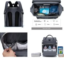 Luiertas - Multifuctioneel Luiertas 3 In 1 - Met Babybedje - Met Verschoningsmatje - Grijs - Met Usb - Met Verdikt Matras 15 Luiertas - Multifuctioneel Luiertas 3 In 1 - Met Babybedje - Met Verschoningsmatje - Grijs - Met Usb - Met Verdikt Matras -Babyproducten Winkel 1200x1084 1