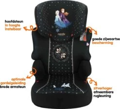 Disney - Befix Frozen Courage - Autostoel Groep 2 En 3 - 15 Tot 36 Kg - Zwart -Babyproducten Winkel 1200x1084